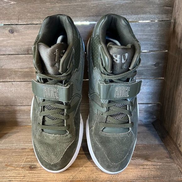 Mens Nike Air Force 180 Cargo Olive Green Mid Top Sneakers Shoes Size 11.5 M GUC main image 6
